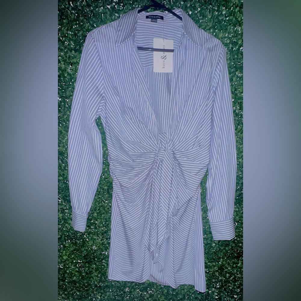 Blue Striped Women's Top
